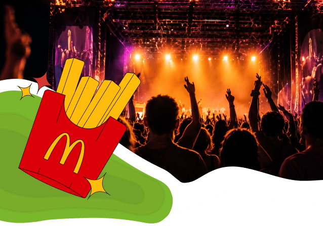 McDonald's en los festivales de música